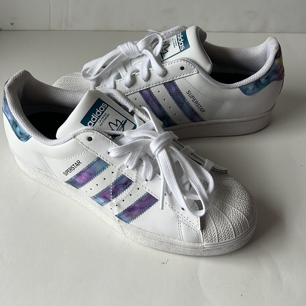Adidas Superstar Women’s Shoes 6.5 White - Picture 2 of 15